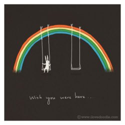 Cover Rainbow - Wish you were here