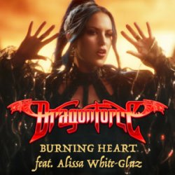 Cover DRAGONFORCE & Alissa White-Gluz - Burning Heart