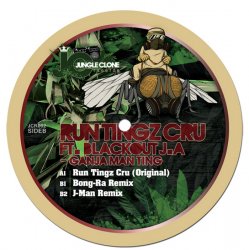Cover Run Tingz Cru feat. Blackout J.A. - Ganja Man Ting