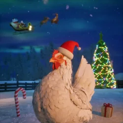 Cover J.Geco - Christmas Chicken (Merry Chickmas)