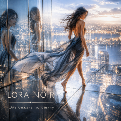 Cover LORA NOIR - Она бежала по стеклу / She Ran Across the Glass