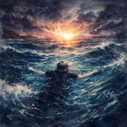 Cover Fade into the ocean