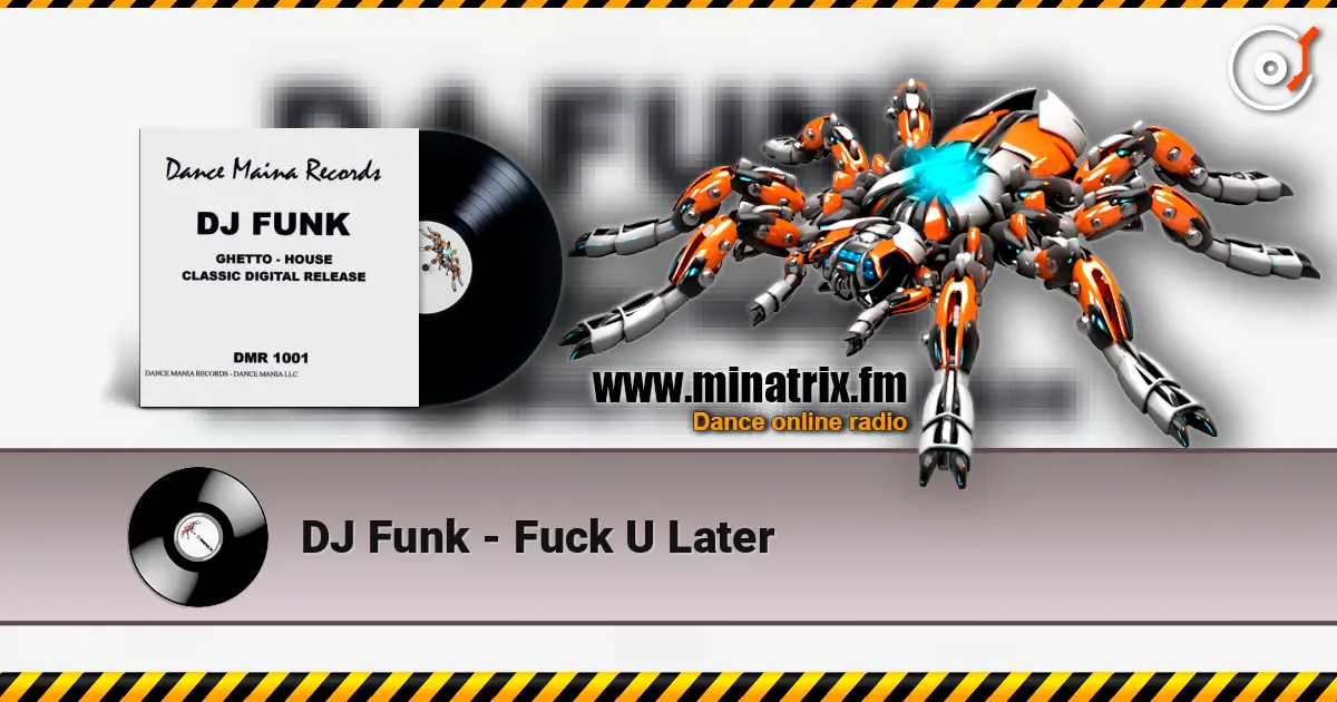 DJ Funk - Fuck U Later online in hoher Qualität hören | Minatrix.FM